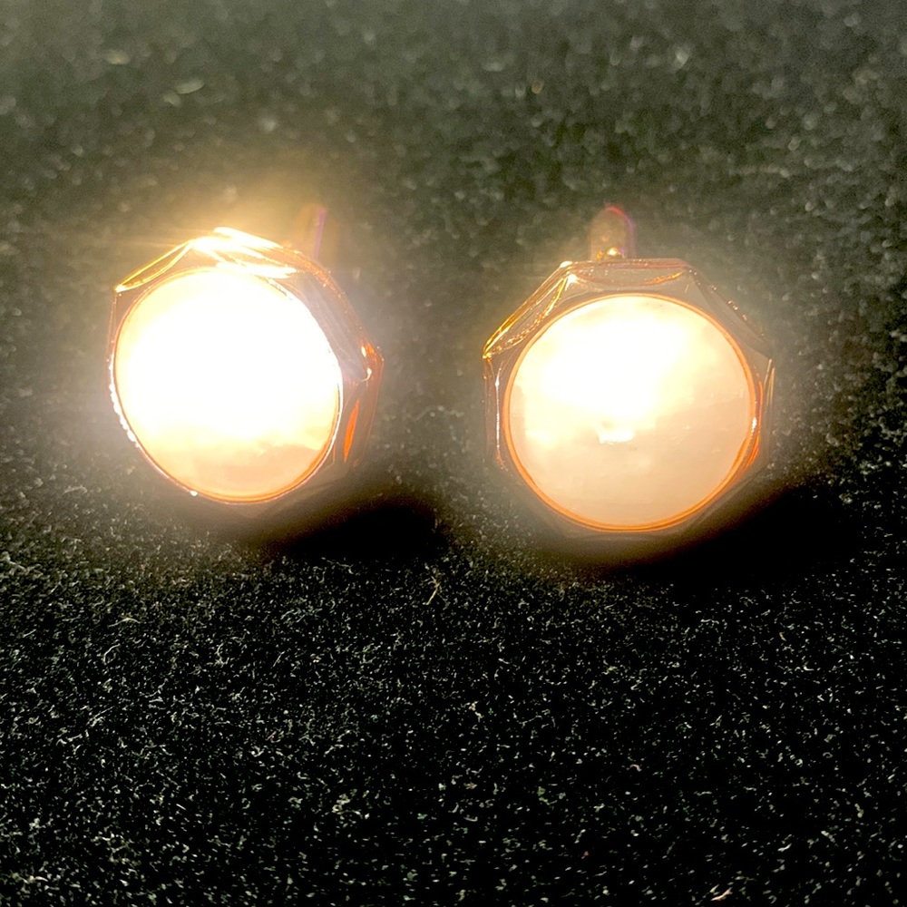 Rose Gold Colored Cuff Links